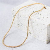 My Queen Gold Necklace ~ 3mm